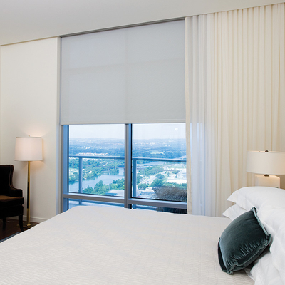 Window Decoration Waterproof Roller Blinds Motorized Roller Blind Eco - Friendly