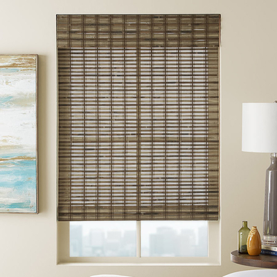 Anti Mildew Reed Bamboo Mat Blockout Roller Blinds