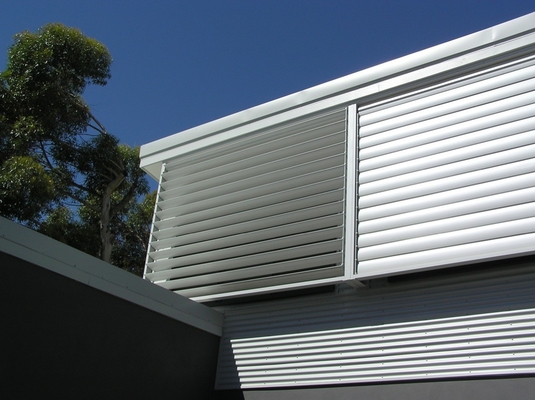 Sun Control Exterior Wall Louvers Wall Ventilation Louvers Prevent Electrolytic Corrosion