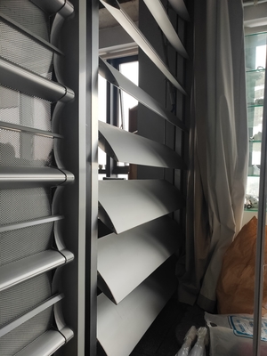 Sun Control Exterior Wall Louvers Wall Ventilation Louvers Prevent Electrolytic Corrosion