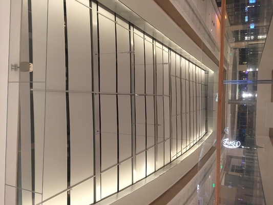 Thickness 1.0 - 3.0mm Skylight Louvers Interior Bright Environment Proof