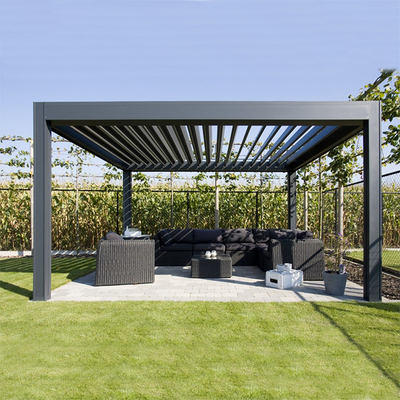 Motor Open Closed Roof Outdoor Aluminum Pergola