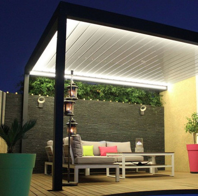 Waterproof Motorized Louver Roof Aluminium Pergola