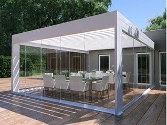 Outdoor Waterproof Arbours Aluminum Pergola Powder Coated