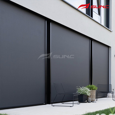 Customized SIze with Fabric Blackout and Insect Proof Zip Track Outdoor Blinds