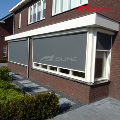 Custom Made Colour Blackout Retractable Zip Track Blinds Window Treatments Window Covering Solution