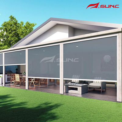 Fabric And Max Size 6M Height Zip Track Blinds With DIY Or Professional Installation