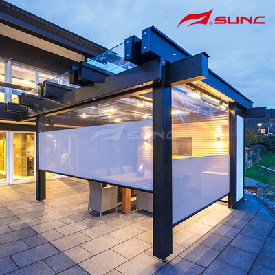 Custom Made Colour Zip Track Blinds With Aluminium Alloy Side Track 6M Height