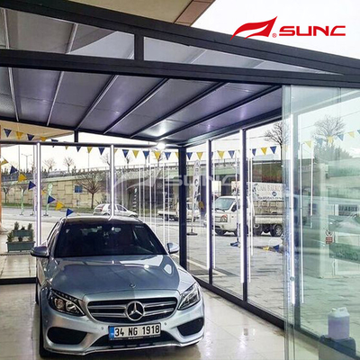 Aluminum Alloy Expandable Canopy Pergola With Rainproof Function And Frame Material