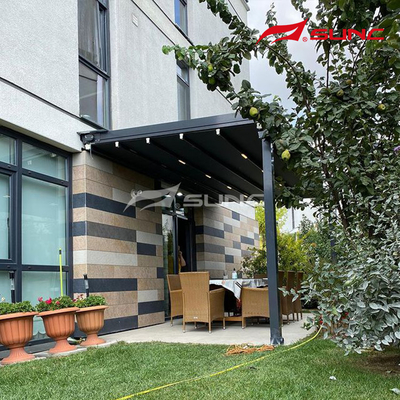 Aluminum Alloy Expandable Canopy Pergola With Rainproof Function And Frame Material
