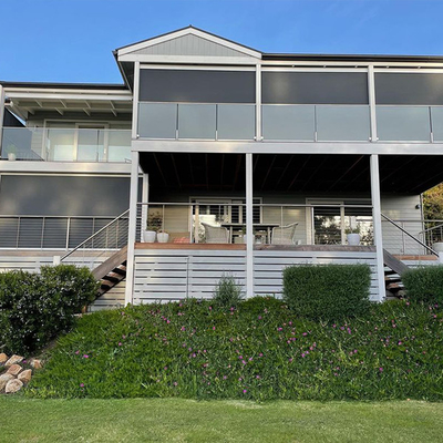 100% Openness Factor Outdoor Zip Track Blinds Perfect For Outdoor Residential Or Commercial Spaces