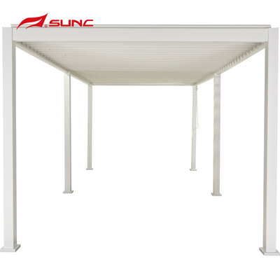 Garden Building Steel Louver Aluminum Pergola Rot Proof Extruded