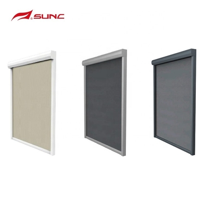 Wholesales Motorized Outdoor Roller Blinds Waterproof Zipscreen Zip Track Blinds