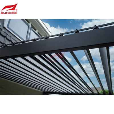 Outdoor Retractable Louvered Aluminum Pergola Garden Building Manual Pergola