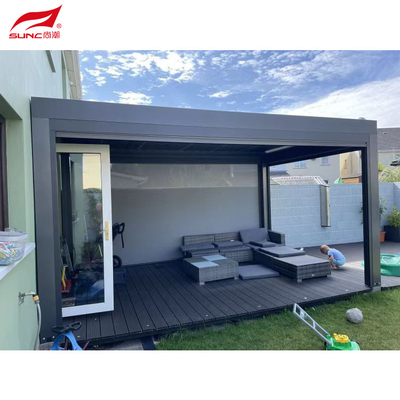 Bioclimatic Motorized Aluminium Pergola Louvered 10