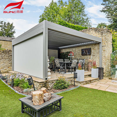 Özel Boyut 5x3m Alüminyum Çekici Pergola Dışarıda ve bağımsız kurulum için