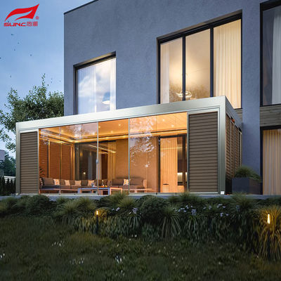 Özel Boyut 3x3m Alüminyum Pergola Ofis Odası Alanı için Prototip İşleme