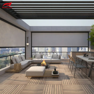 Upgrade Your Space with Zip Track Blinds 10% Openness Factor Aluminium Alloy Side Track and DIY or Professional Installation