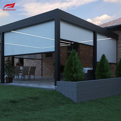Aluminium Alloy Side Track Window Covering Zip Track Blinds for Residential Or Commercial