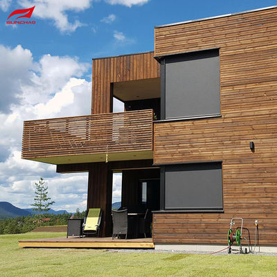 เครื่องปิดหน้าต่างสีที่ทําตามสั่ง สําหรับการใช้ในภายนอกหรือที่อยู่อาศัย