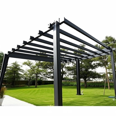 Aluminium Pergola in Black The Perfect Combination of Style and Function Aluminum Retractable Pergola