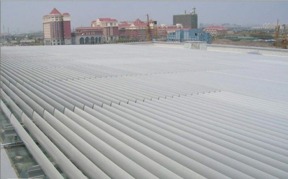 F150 Aluminum Louvre Facade System Powder Coating Waterproof Customized Color