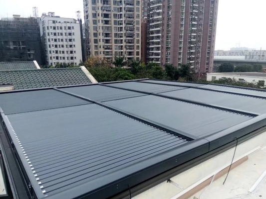 6063 T5 Motorized Retractable Skylight Roof System