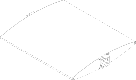 Aerofoils Louvre Facade System Decoration Durable Blade Length 7200mm MAX