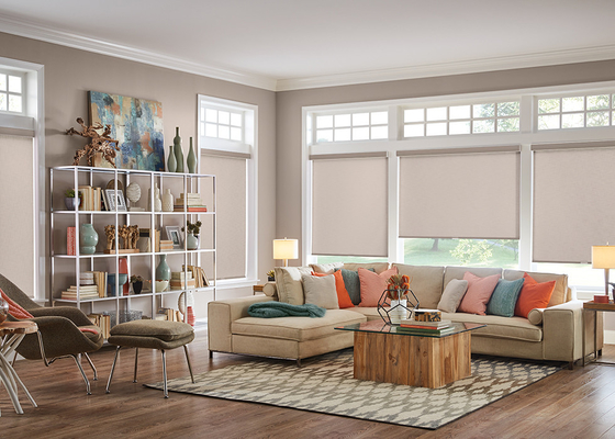 Living Room Manual Thermal Insulated Sun Shade Roller Blinds