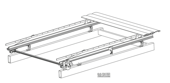 Powering Coationg Customized Aluminium Waterproof Louver System