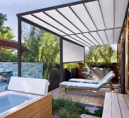 PVC Sail Modern Adjustable Retractable Roof Pergola