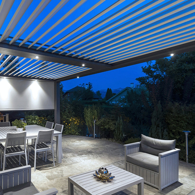 PVC Residential Bioclimatic Retractable Outdoor Roof