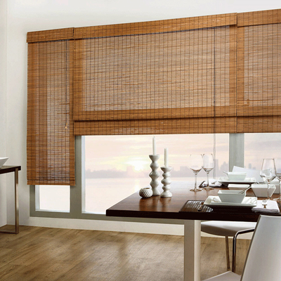 2.4 Meters Max Width Bamboo Sun Shade Roller Blinds