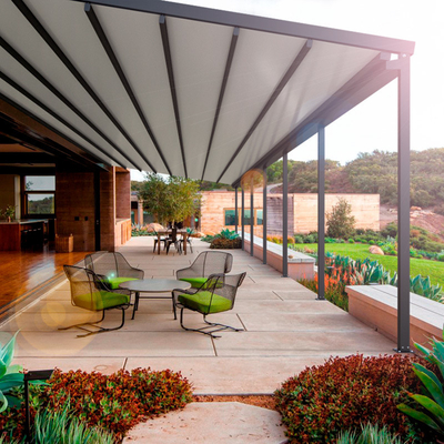 High Strength Motorized Retractable Roof Pergola Bioclimatic