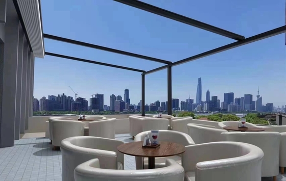 PVC Yelkenli Tente Açılır Çatı Pergola Alüminyum Tente Pergola