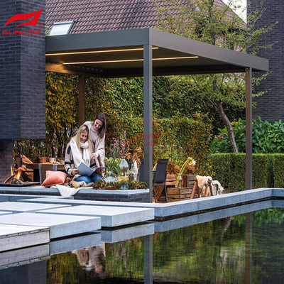 Bioclimatic Garden Buliding Aluminum Pergola Waterproof ​
