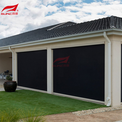 Dark Grey / White / Custom Made Colour Partition Roller Blinds With 5% Openness Factor And Optional Colour