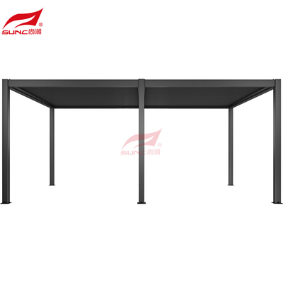 SUNC 6x3m Manual Louvered Pergola Outdoor Aluminium Gazebo Windproof Sun Protection