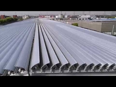 PVDF Coating Sun Shading Louvers Remote Manual Control Adjustable Air Ventilation