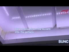 Waterproof test of Top louver system!