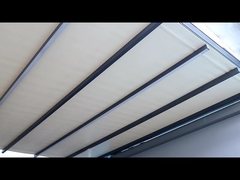 Motoried Retractable Roof Pergola Awning Garden Building Waterproof Patio