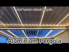 3x3m Outdoor Aluminium Pergola Garden Building Motorized Louver Pergola Gazebo