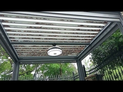 Outdoor Modern Louvered Roof Aluminum Pergola
