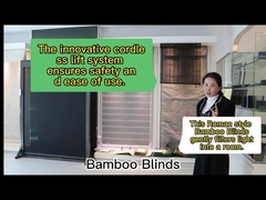 motorized bamboo roller blinds