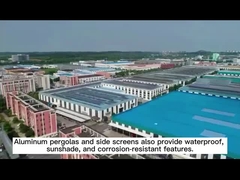 SUNCの会社のvedioのアルミニウム パーゴラ