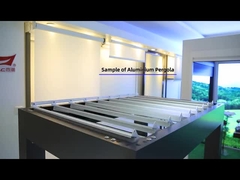 de steekproef van gemotoriseerde aluminiupergola