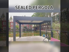 volledig afgesloten pergola