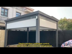 Aluminium pergola video 1015