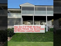 Maximaal formaat 6 M breedte vergrendeling venstervelden De beste keuze voor vensterbedekkingsbehoeften