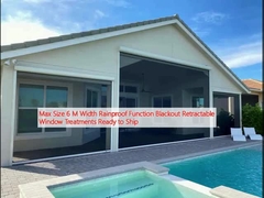 Maximale grootte 6 M Breedte Regenbestendig Functie Blackout Intrekbare vensterbehandeling Klaar voor verzending